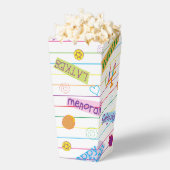 ハヌカーデザインパーティー フェイバーボックス (はじけた状態)