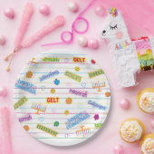 ハヌカーデザインパーティー ペーパープレート (パーティー)