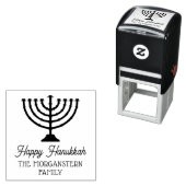 ハヌカーハヌカー(ユダヤ教の祭り)(ユダヤ教)メノラーファミリー名 セルフインキングスタンプ (インサイチュ)
