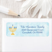 ハヌカーハヌカー(ユダヤ教の祭り)(ユダヤ教)メノラー ラベル (インサイチュ)