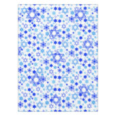 ハヌカーパターンダビデの星 テーブルクロス (正面)