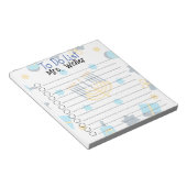 ハヌカーパーソナライズされたをテーマにしたTo-Doリスト ノートパッド (アングル)