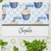 ハヌカーパーソナライズされた キッチンタオル (折り畳み)