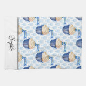 ハヌカーパーソナライズされた キッチンタオル (横)