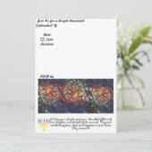 ハヌカーパーティの招待状 招待状 (スタンド正面)