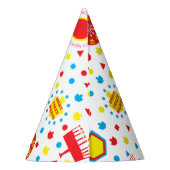 ハヌカーパーティーハッカラフルト8熱狂するナイト パーティーハット (裏面)