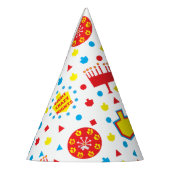 ハヌカーパーティーハッカラフルト8熱狂するナイト パーティーハット (左)