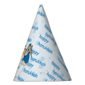 ハヌカーパーティーハット「ゼヴィエとマカビー」 パーティーハット (右)