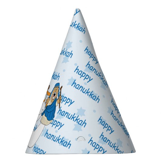 ハヌカーパーティーハット「ゼヴィエとマカビー」 パーティーハット (右)
