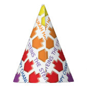 ハヌカーパーティーハット「3Dドリードル」 パーティーハット (裏面)