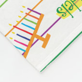 ハヌカーパーティーフリースブランケット/小 フリースブランケット (角)