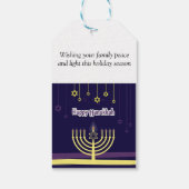 ハヌカーパーティー供給ギフトラベル ギフトタグ (裏面)