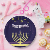 ハヌカーパーティー供給紙プレート ペーパープレート (パーティー)