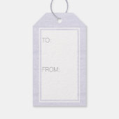 ハヌカーフェイクドレイデスきらきら光るシルバー ギフトタグ (裏面)