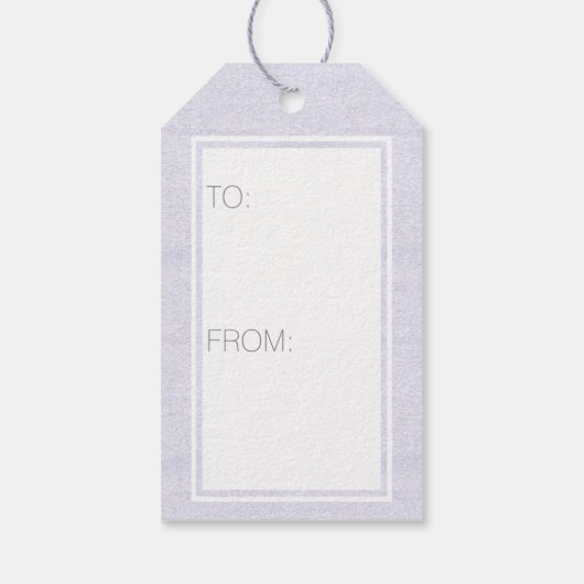 ハヌカーフェイクドレイデスきらきら光るシルバー ギフトタグ (裏面)