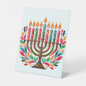 ハヌカーフェスティバルオブライツ 台座サイン (正面)