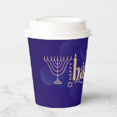 ハヌカーフェスティバルオブライツ 紙コップ (正面)