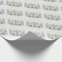 ハヌカーフェスティバルライトと（ユダヤ教）メノラーとリリー