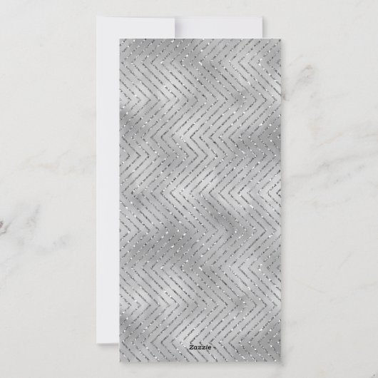 ハヌカーフォトカード「エレガント(ユダヤ教)メノラー」(両面) シーズンカード (裏面)