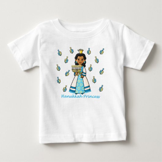 ハヌカープリンセス ベビーTシャツ (正面)