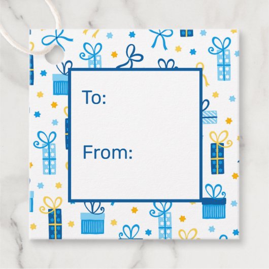 ハヌカープレゼントから フェイバータグ (正面)