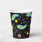 ハヌカーペイズリー8オズ。 紙コップ (裏面)