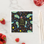 ハヌカーペイズリー スタンダードカクテルナプキン (インサイチュ)