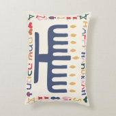 ハヌカーモダン写真 アクセントクッション (裏面(縦))