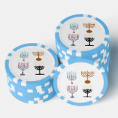 ハヌカーユダヤ教ユダヤ教 ポーカーチップ (積み重ね)