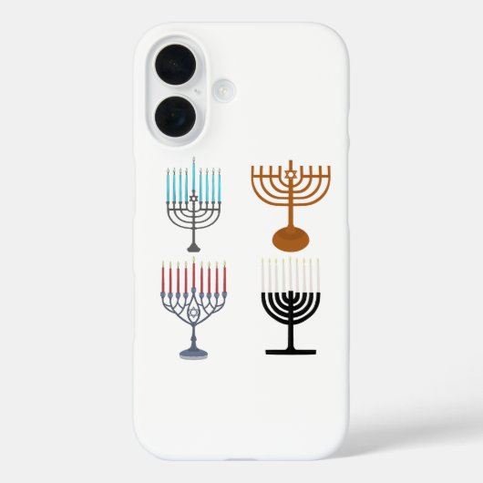 ハヌカーユダヤ教ユダヤ教 Case-Mate iPhoneケース (裏面)