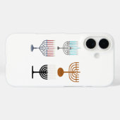 ハヌカーユダヤ教ユダヤ教 Case-Mate iPhoneケース (裏面 (横))
