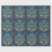 ハヌカー包装紙「オドレデル・ドレデル…」 ラッピングペーパー (フラット)