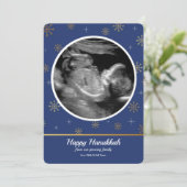 ハヌカー妊娠超音波告知 シーズンカード (スタンド正面)