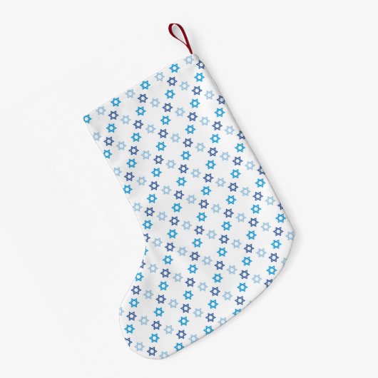 ハヌカー家族の写真 スモールクリスマスストッキング (裏面 (吊り時))