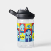 ハヌカー恐竜パーティー水筒 ウォーターボトル (右面)