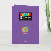 ハヌカー恵みグリーティングカード カード (裏面)