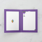 ハヌカー恵みグリーティングカード カード (内部)