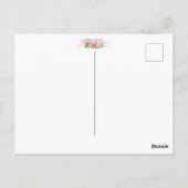 ハヌカー恵みヘブライ語照明キャンドル ポストカード (裏面)