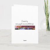 ハヌカー恵み – ホワイト鳩/ダビデの星 シーズンカード (裏面)