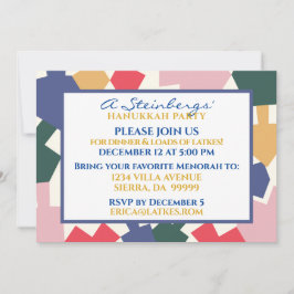 ハヌカー招待状モダンドレイデス 招待状