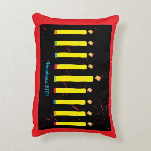 ハヌカー枕「ハヌカーはフヌカーだ」 アクセントクッション (裏面(縦))