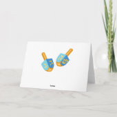 ハヌカー格言トリオグリーティングカード シーズンカード (裏面)