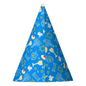 ハヌカー模様 パーティーハット (裏面)