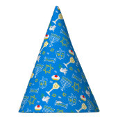 ハヌカー模様 パーティーハット (右)