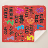 ハヌカー熱狂する8ナイツシェルパブランケット/中 シェルパブランケット (正面(横))