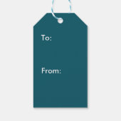 ハヌカー熱狂する8ナイトギフトラベル ギフトタグ (裏面)