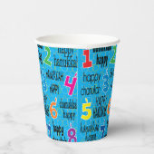 ハヌカー熱狂する8ナイトブルー8オズ。 紙コップ (右)