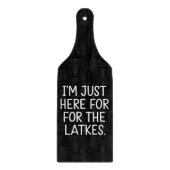 ハヌカー私はちょうどラトークユダヤ人のためにここにいる カッティングボード (正面)