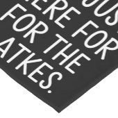 ハヌカー私はちょうどラトークユダヤ人のためにここにいる ショートテーブルランナー (コーナー)