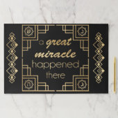 ハヌカー素晴らしそこで奇跡が起こった ペーパーパッド (インサイチュ)